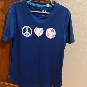 DSG Navy Sports Graphic Tee